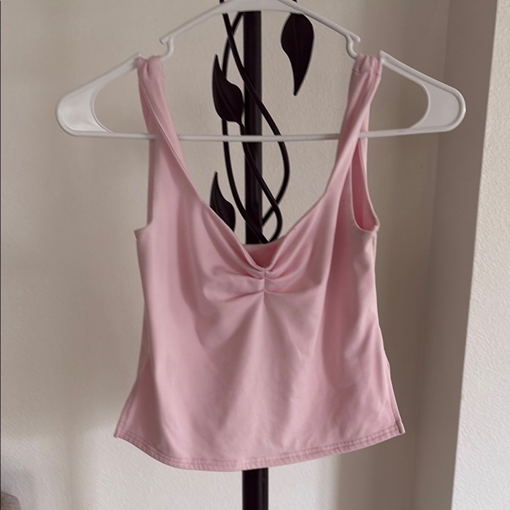 Pink Sleeveless Top